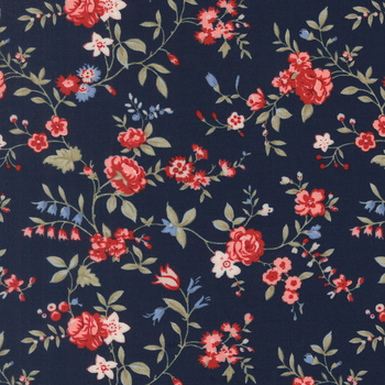 Blossom Jubilee 3090-16 Flower Chic by Bunny Hill Designs for Moda Fabrics