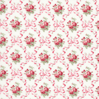 Blossom Jubilee 3091-11 Ribbon and Roses by Bunny Hill Designs for Moda Fabrics