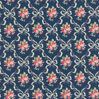 Blossom Jubilee 3091-16 Ribbon and Roses by Bunny Hill Designs for Moda Fabrics