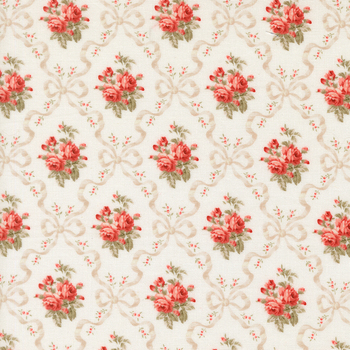 Blossom Jubilee 3091-31 Ribbon and Roses by Bunny Hill Designs for Moda Fabrics