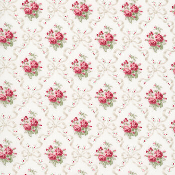 Blossom Jubilee 3091-31 Ribbon and Roses by Bunny Hill Designs for Moda Fabrics