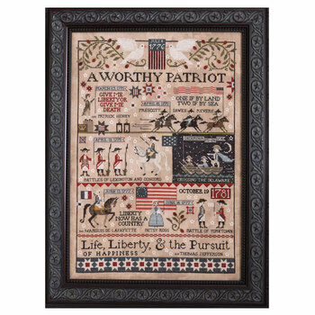 A Worthy Patriot Cross Stitch Pattern