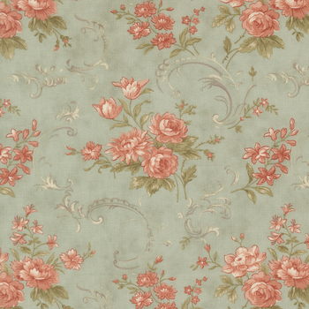 Dearly Beloved 44432-14 Blissful Wish Mist by 3 Sisters for Moda Fabrics