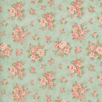 Dearly Beloved 44433-14 Rose Bouquet Mist by 3 Sisters for Moda Fabrics