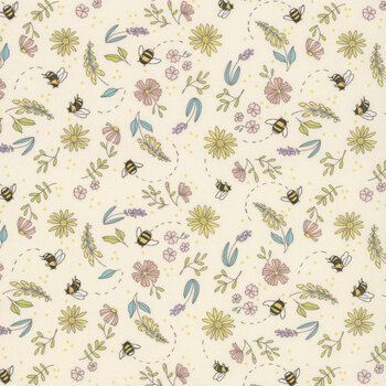 Pollinators 48813-11 Tiny Garden Cloud by Robin Pickens for Moda Fabrics