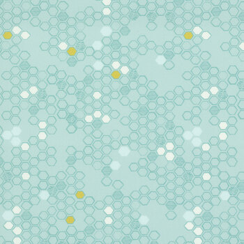 Pollinators 48815-16 Honeycomb Stream by Robin Pickens for Moda Fabrics