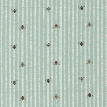 Pollinators 48816-16 Bee Stripes Stream by Robin Pickens for Moda Fabrics