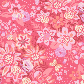 Floriori 27350-12 Floret Flamingo by Kate Spain for Moda Fabrics