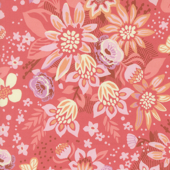 Floriori 27350-12 Floret Flamingo by Kate Spain for Moda Fabrics