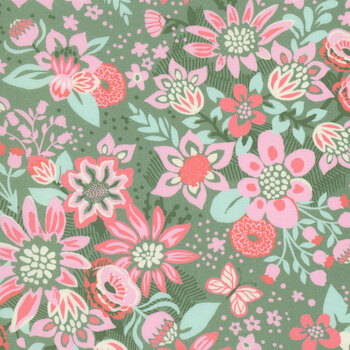 Floriori 27350-14 Floret Sage by Kate Spain for Moda Fabrics