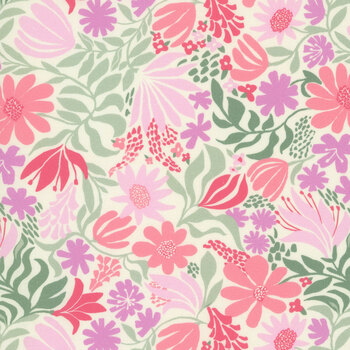 Floriori 27351-12 Meadow Flamingo by Kate Spain for Moda Fabrics