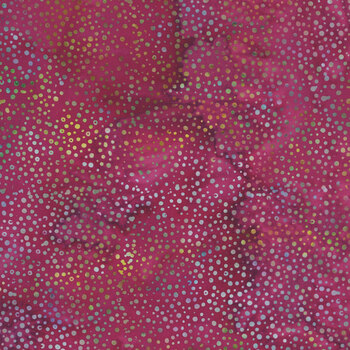 885-104 Dot Batiks Cabernet by Hoffman Fabrics