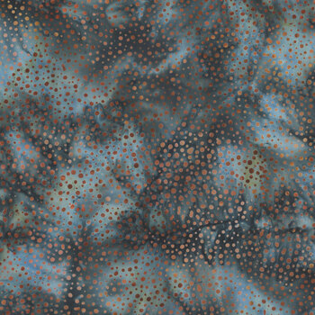 885-21 Dot Batiks Teal by Hoffman Fabrics