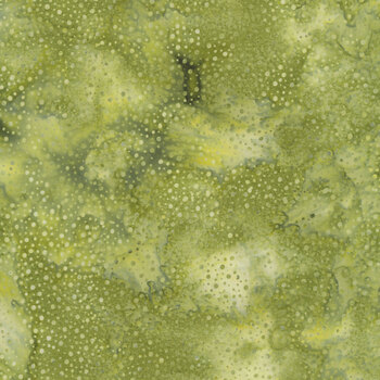 885-211 Dot Batiks Green Tea by Hoffman Fabrics