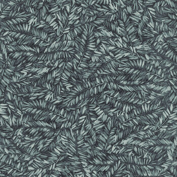 Guardians - Naturescapes DP29333-94 Pine Needles Teal Gray by Deborah Edwards for Northcott Fabrics