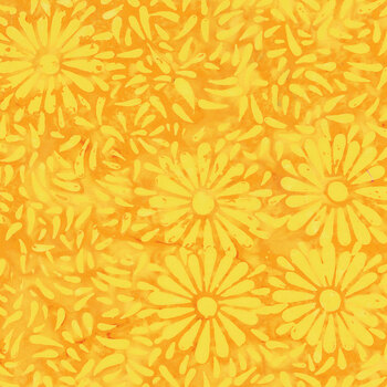 Daisy Petals 8129Q-2 Tangerine Dream by Jacqueline de Jonge for Anthology Fabrics