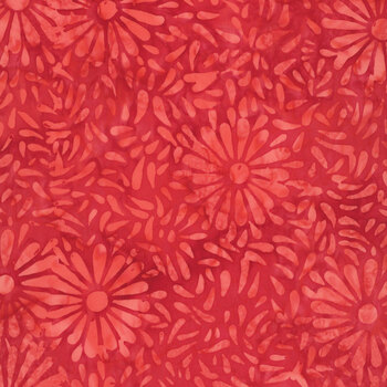 Daisy Petals 8129Q-5 Candy Apple by Jacqueline de Jonge for Anthology Fabrics