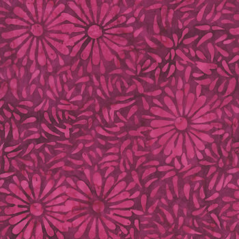 Daisy Petals 8129Q-8 Plum Fig by Jacqueline de Jonge for Anthology Fabrics