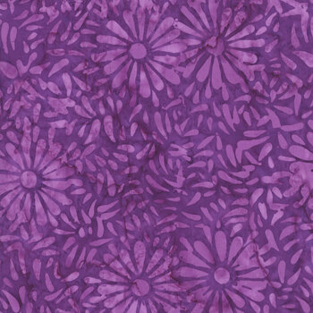 Daisy Petals 8129Q-10 Grape Jelly by Jacqueline de Jonge for Anthology Fabrics