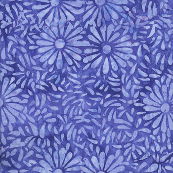 Daisy Petals 8129Q-13 Lavender Blues by Jacqueline de Jonge for Anthology Fabrics