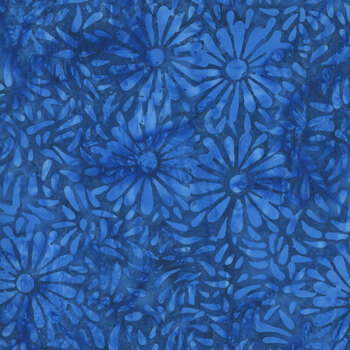 Daisy Petals 8129Q-15 Nautical Blue by Jacqueline de Jonge for Anthology Fabrics