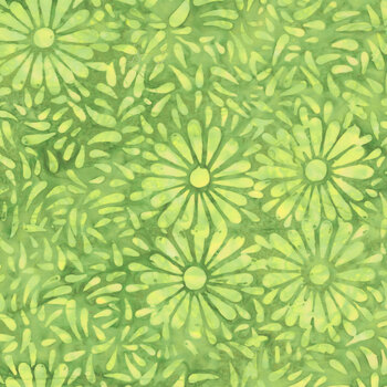 Daisy Petals 8129Q-21 Green With Envy by Jacqueline de Jonge for Anthology Fabrics