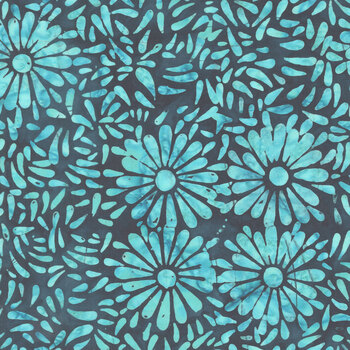 Daisy Petals 8129Q-23 Night Cruise by Jacqueline de Jonge for Anthology Fabrics