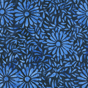 Daisy Petals 8129Q-24 Night Swim by Jacqueline de Jonge for Anthology Fabrics