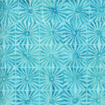 Seaside Blue 3979Q-X Sunrays Seaside by Jacqueline de Jonge for Anthology Fabrics
