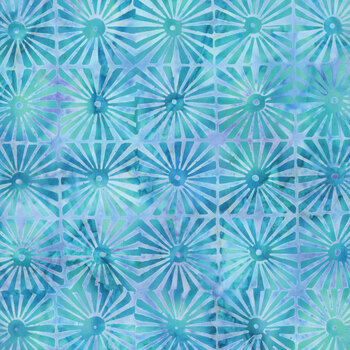 Seaside Blue 3981Q-X Sunrays Lavender by Jacqueline de Jonge for Anthology Fabrics