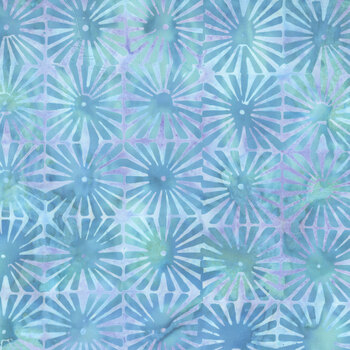 Seaside Blue 3981Q-X Sunrays Lavender by Jacqueline de Jonge for Anthology Fabrics