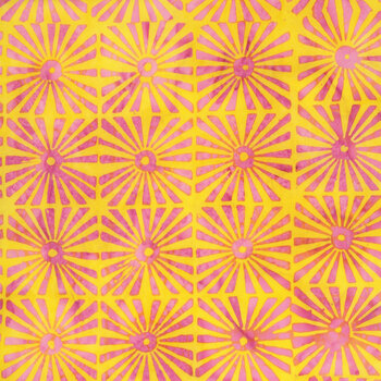 Tropical Sunset 30010Q-X Sunrays Goldie by Jacqueline de Jonge for Anthology Fabrics