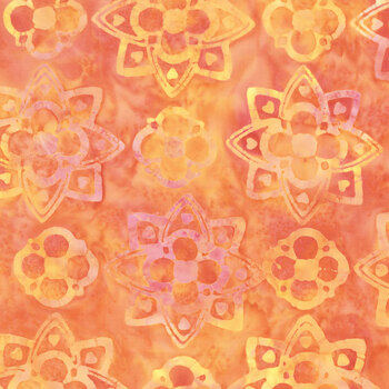 Tropical Sunset 30014Q-X Medallions Peachy by Jacqueline de Jonge for Anthology Fabrics