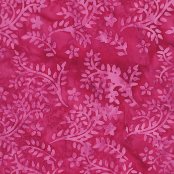 Tropical Sunset 30018Q-X Vines Fuchsia by Jacqueline de Jonge for Anthology Fabrics