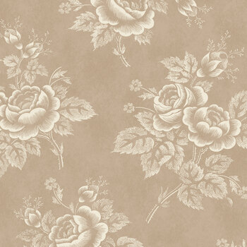 Rosewood 55521-3 Timeless Rose Tan by Mary Koval for Windham Fabrics