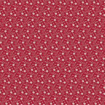 Rosewood 55524-1 Dainty Blooms Red by Mary Koval for Windham Fabrics
