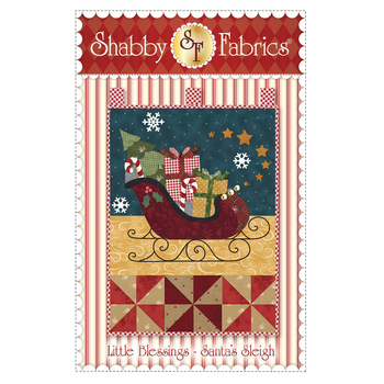 Little Blessings - Santa's Sleigh - December Pattern, Image