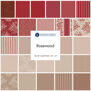 Rosewood  Fat Quarter Bundle by Mary Koval for Windham Fabrics