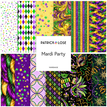 Mardi Party  Yardage by Patrick Lose Fabrics