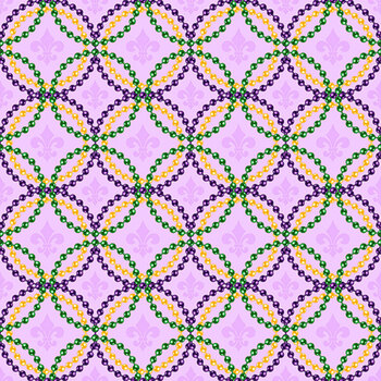 Mardi Party 10859-81 Beaded Brocade Mardi Gras by Patrick Lose Fabrics