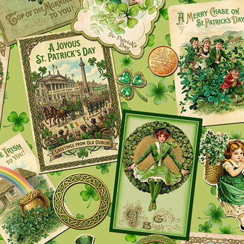 Erin Go Bragh 10811-73 Emerald Isle Ep Nostalgic by Patrick Lose Fabrics