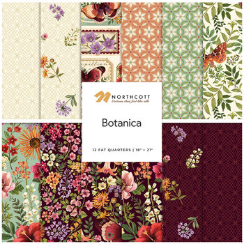 Botanica  Fat Quarter Bundle by Northcott Fabrics