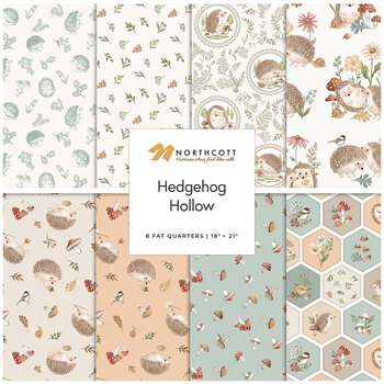 Hedgehog Hollow  Fat Quarter Bundle by Deborah Edwards for Northcott Fabrics