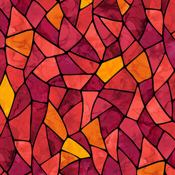 Tree of Life DP29454-24 Stained Glass Red Multi by Northcott Fabrics