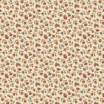 An American Tale 29595-12 Packed Calico Beige Multi by Deborah Edwards for Northcott Fabrics