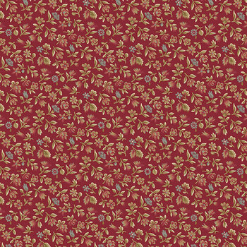 An American Tale 29595-24 Packed Calico Red Multi by Deborah Edwards for Northcott Fabrics