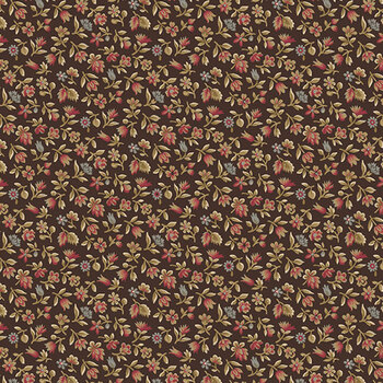 An American Tale 29595-36 Packed Calico Brown Multi by Deborah Edwards for Northcott Fabrics