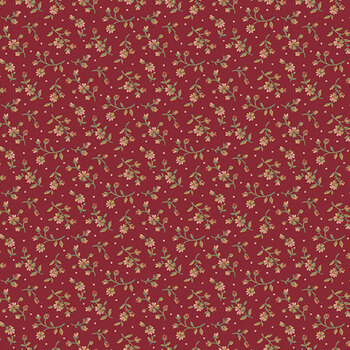 An American Tale 29596-24 Open Calico Red Multi by Deborah Edwards for Northcott Fabrics
