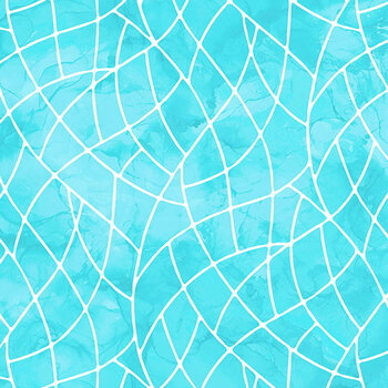 Blessings DP29357-63 Glass Blender Turquoise by Deborah Edwards for Northcott Fabrics