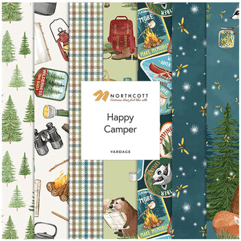 Happy Camper  Yardage by Deborah Edwards for Northcott Fabrics